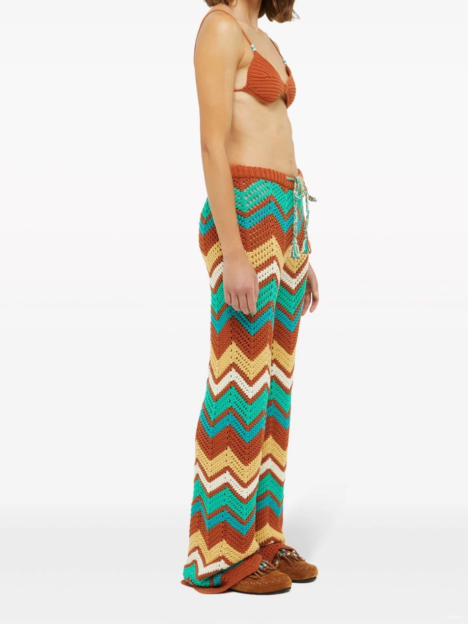 Cheap knit chevron Kaleidoscopic Alanui Women trousers 0412